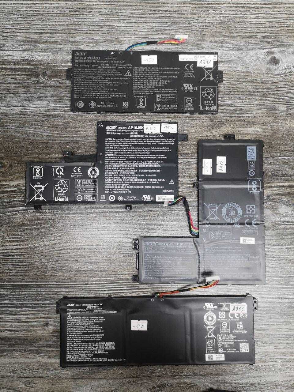 Акумулятор батарея Acer AP16J5K/ AC15A3J/ AC17B8K Swift Chromebook