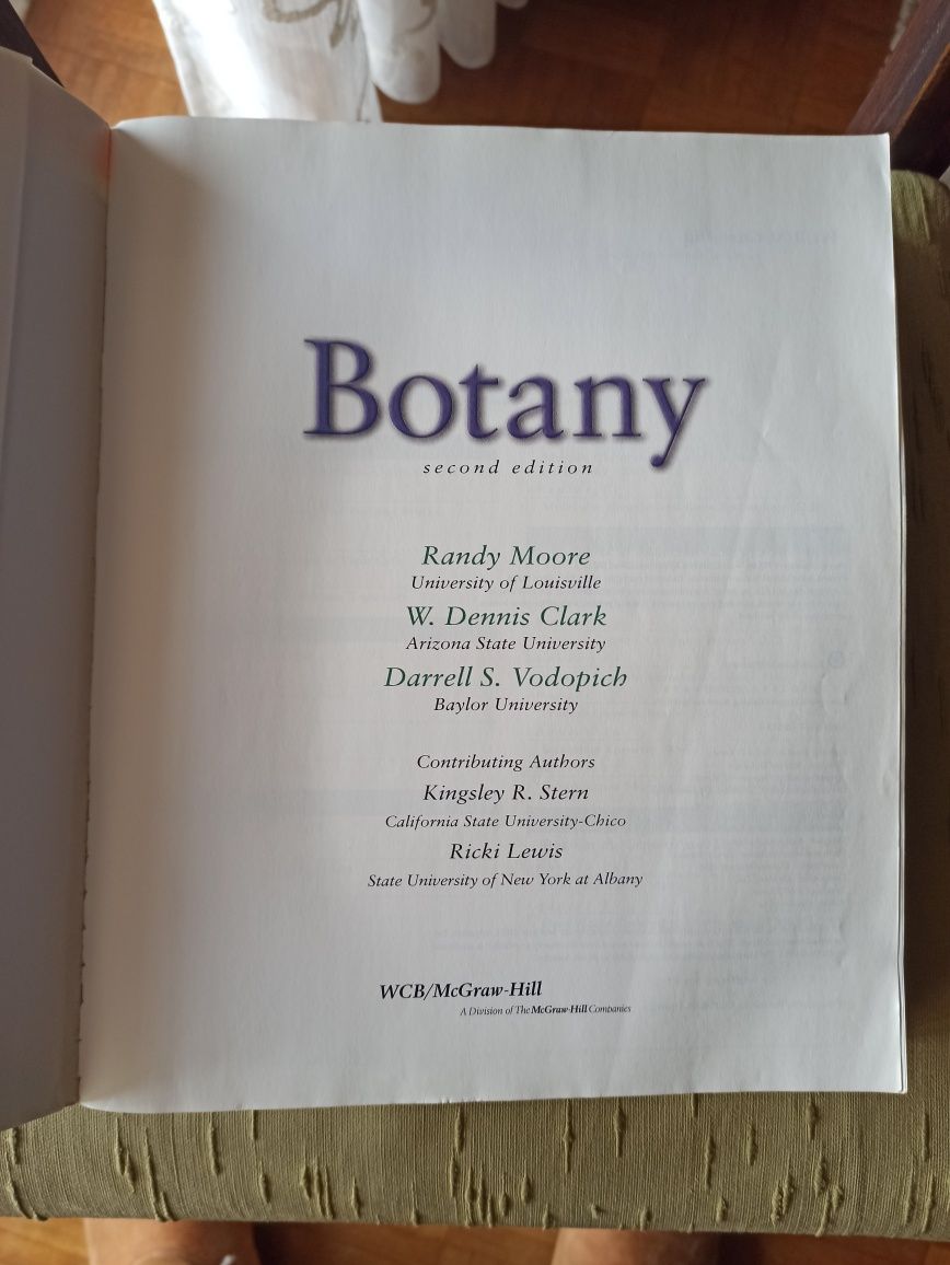 Livro Botany botanica