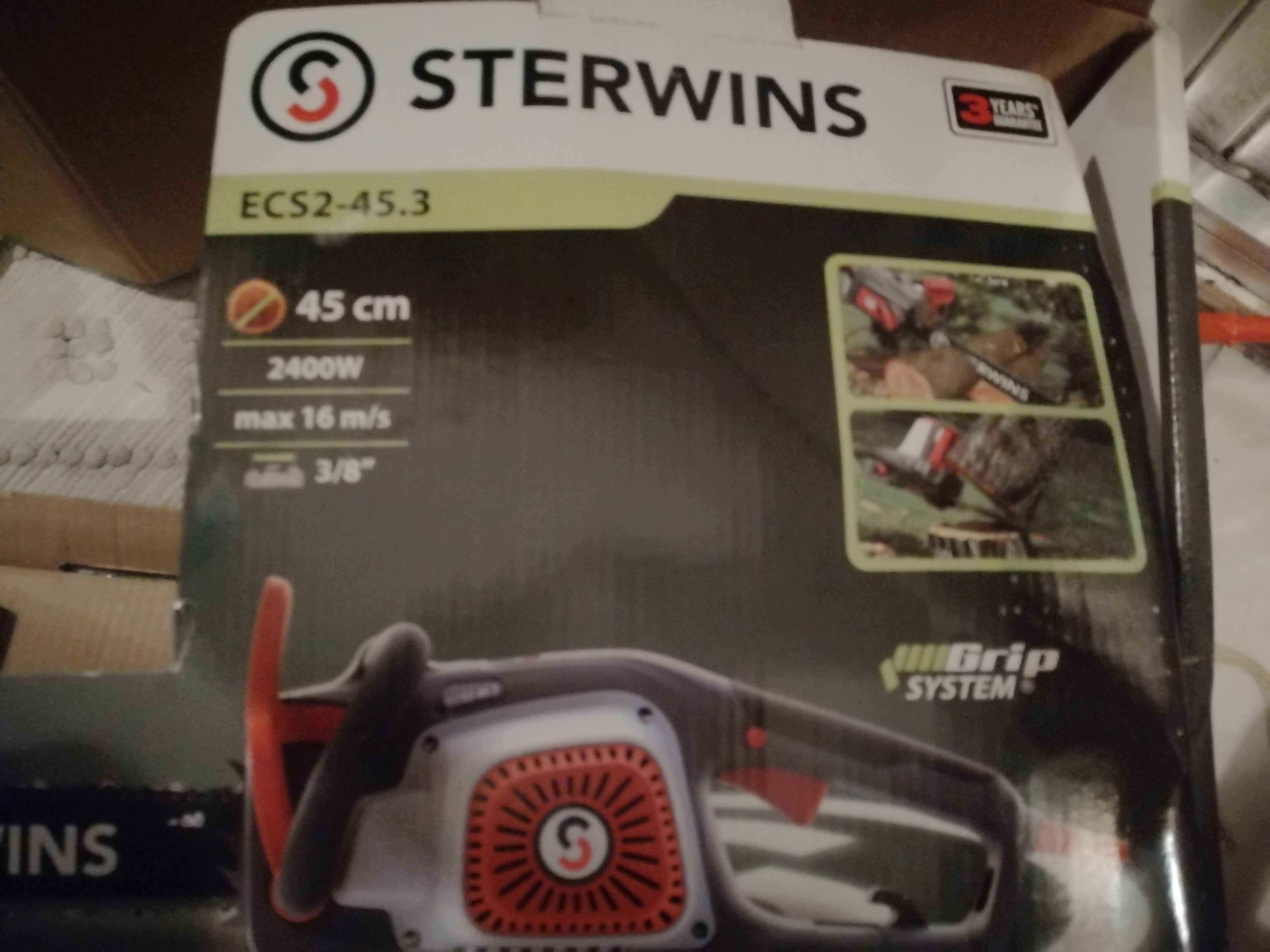 Motosserra elétrica, 2.400 W da STERWINS Ecs2-45.3 (Novo)