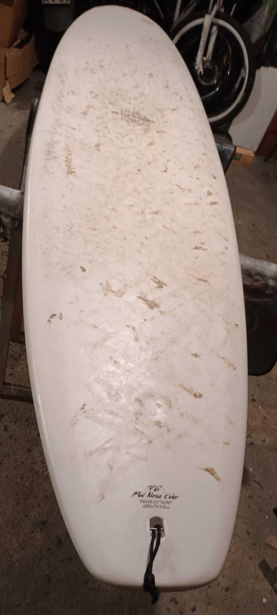 8 Malibu 7.6 epoxy evolution funboard prancha de surf nsp FCS
