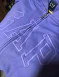 Sweatshirt GAP lilás xl com fecho e bolsos