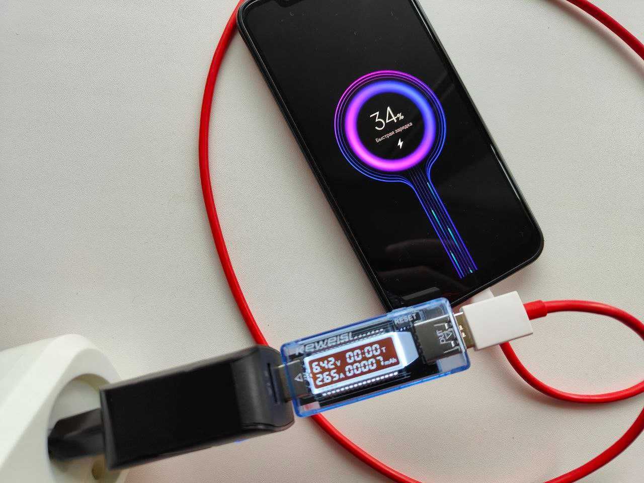 Быстрая зарядка для телефона 28W Uslion QC3.0 2USB Зарядное Xiaomi