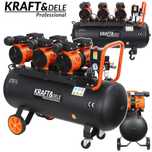 KRAFT&DELE Kompresor Bezolejowy 100l Sprężarka 230v 3x1500W KD1394
