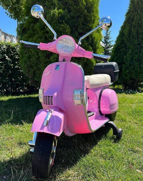 Дитячий електромобіль мотоцикл Скутер Мопед VESPA PX