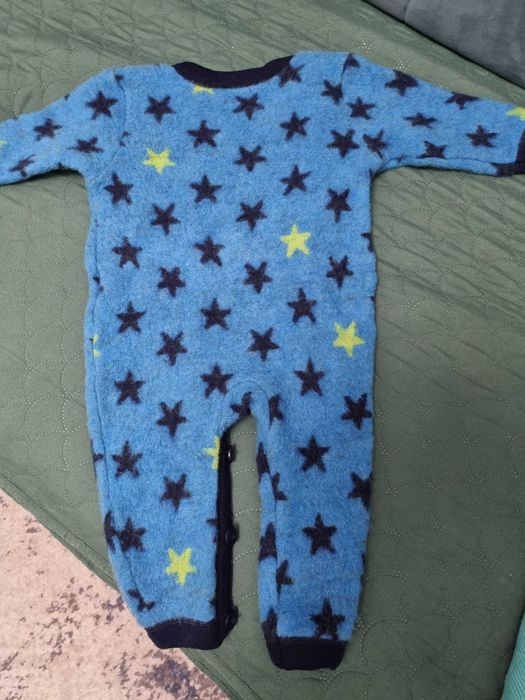 Kombinezon pajac wełniany merino 70 cm