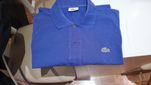 Polo Lacoste original. Azul. Tamanho L
