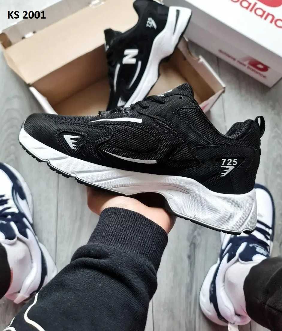 Кросівки New Balance 725 Black White. Арт: KS 2001