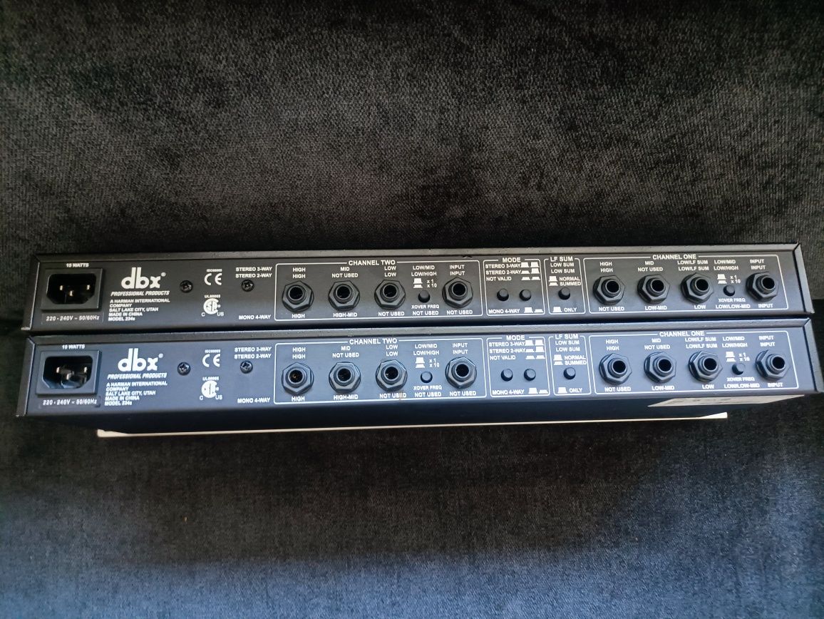 DBX 234s 2x zwrotnica elektroniczna 24bB/octave/ JBL polaudio crest cr