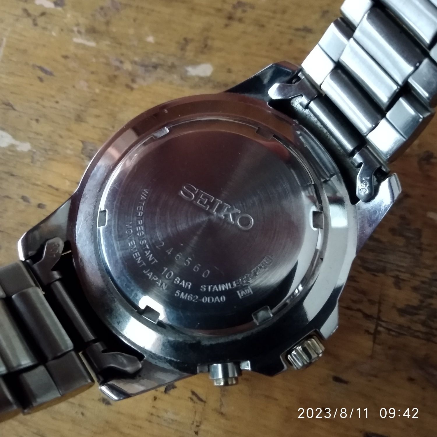 Часы Seiko kinetic 5M62-0DA0