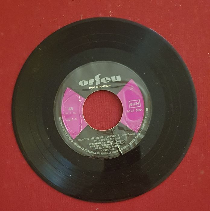 Conjunto de discos vinil