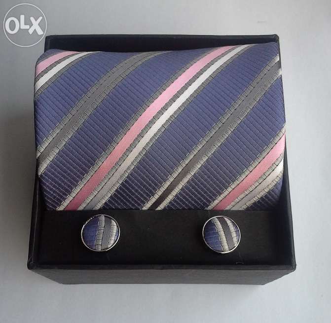 Gravata e Botões de Punho - Novos