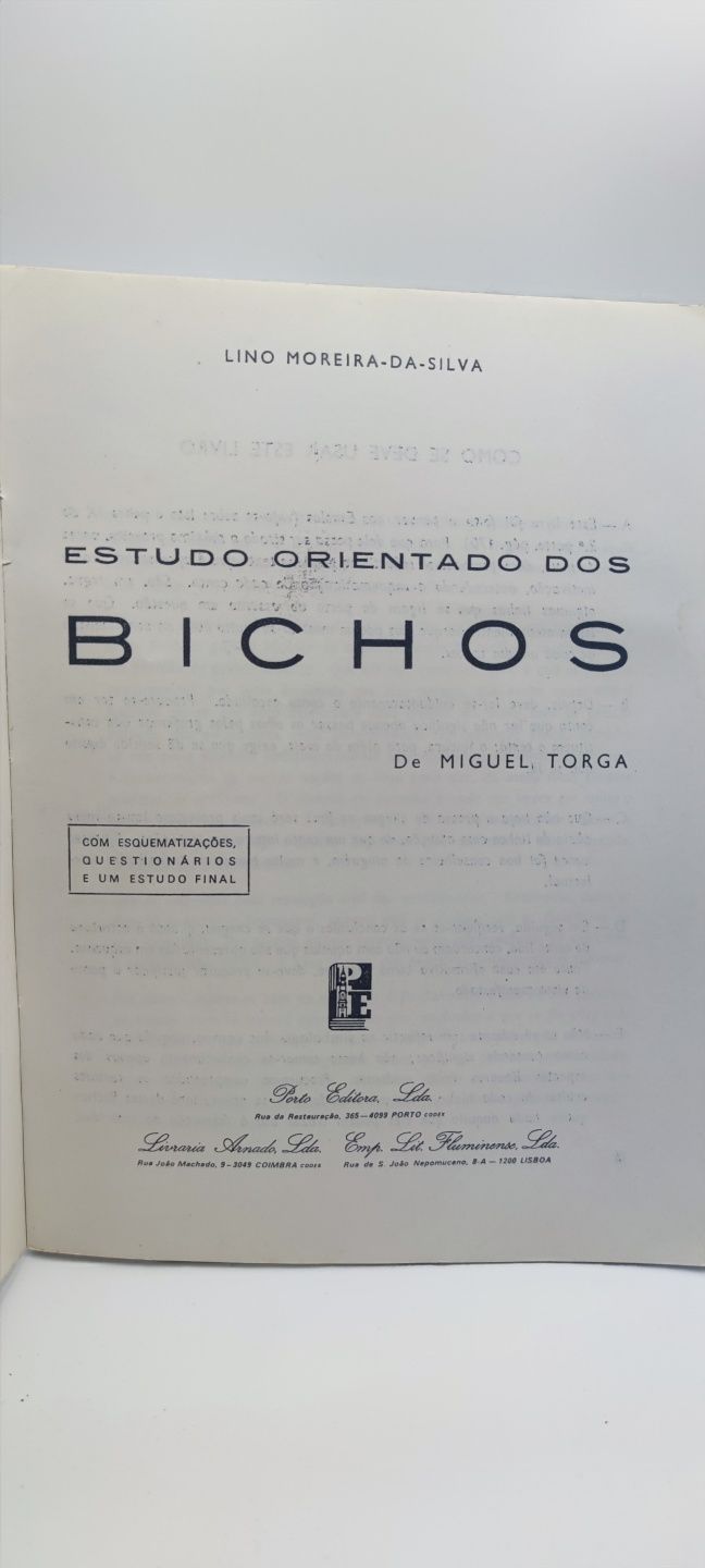 Livro- Ref CxB - Lino Moreira da Silva - Estudo Orientado dos Bichos