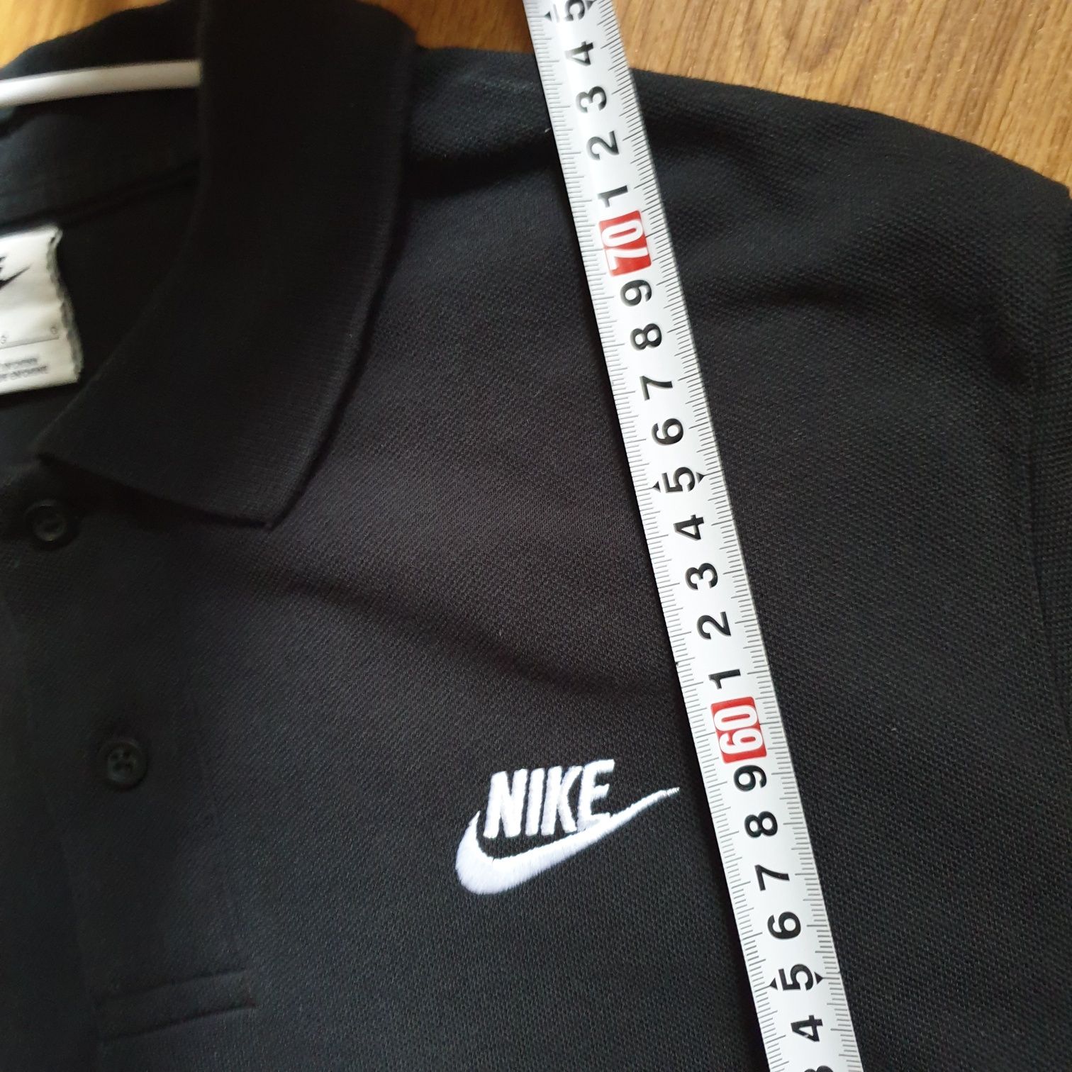 Без торга! Поло Nike 2022г. размер L новое 48 мужская чёрная футболка