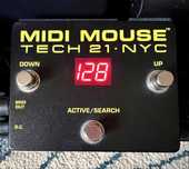 Midi mouse Tech 21 NYC, sterownik midi