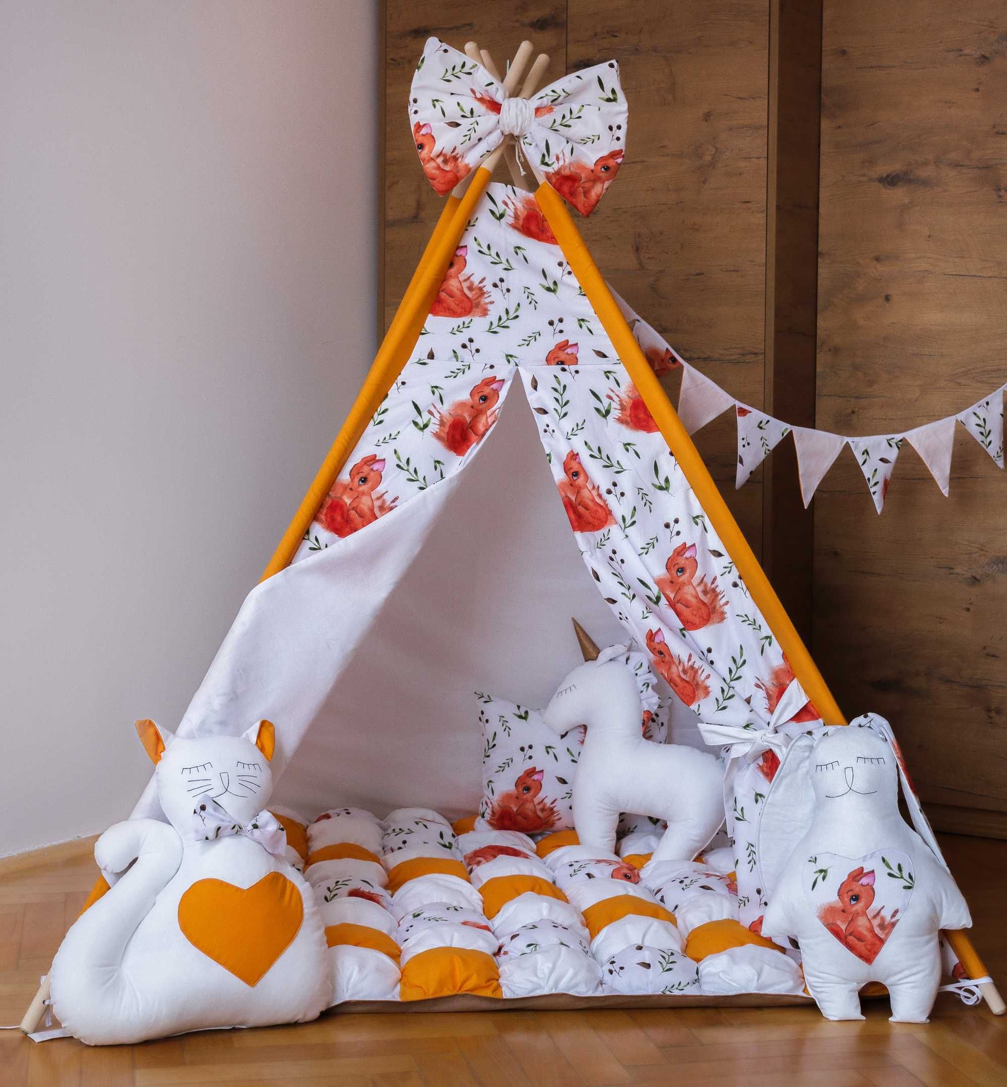 Namiot tipi Wesole Wiewiórki Wigwam dla dzieci