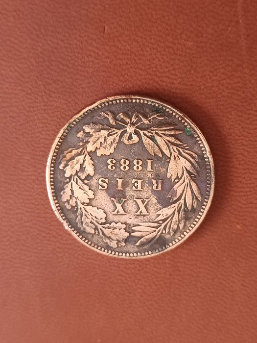 Duas Moedas de 20 reis Portugal