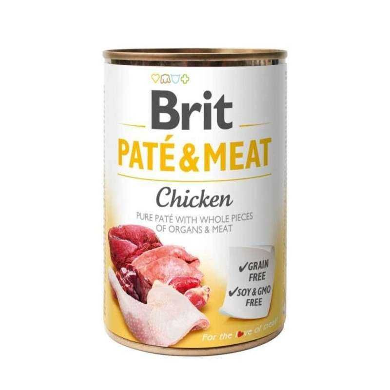 Консервований Корм БРІТ PATE & MEAT 6 шт по 400 грам для собак.9 Видів