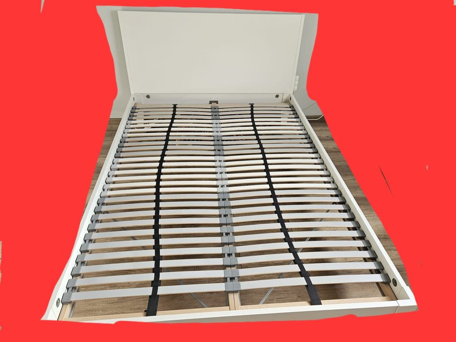 Łóżko ikea nordli 140x200 stan bdb