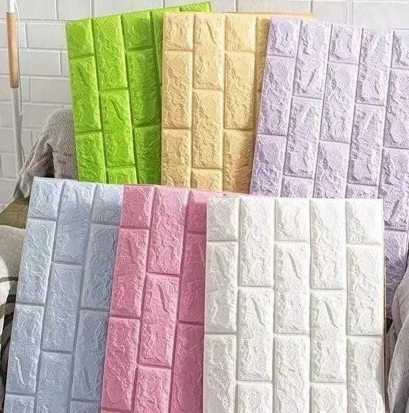 ПВХ панель Цегла 3d Самоклеющиеся панели, Самоклеючі панелі 3д