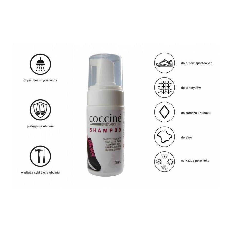 Coccine szampon do sneakersów pianka 100 ml