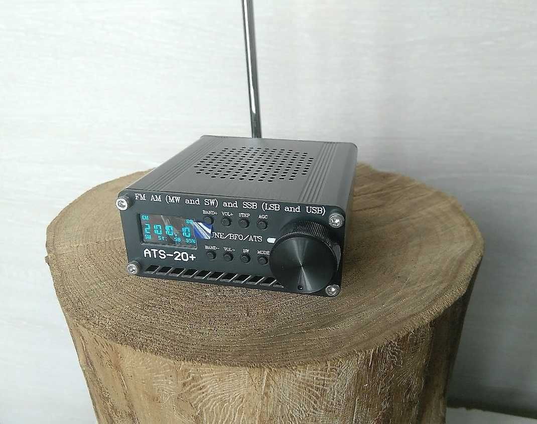Радиоприемник ATS 20+  Прошитый  AM FM SSB  150 кГц - 30 мГц + УКВ ЧМ