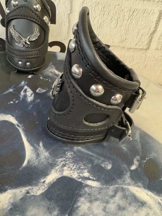 Uchwyt na kubek skórzany