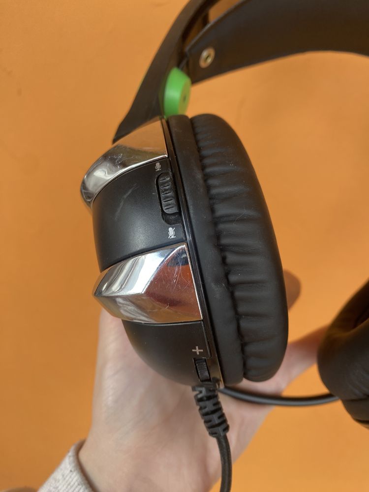 Навушники Crown Gaming Headset CMGH-3102 Green