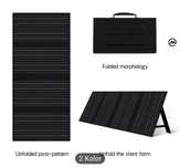 Panel solarny składany 60w + stacja zasilania 120w nowy komplet