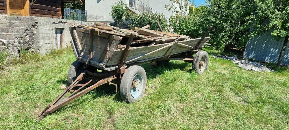 Fura Wóz do traktora konny Rozsuwany z hamulcem BDB stan Przyczepa