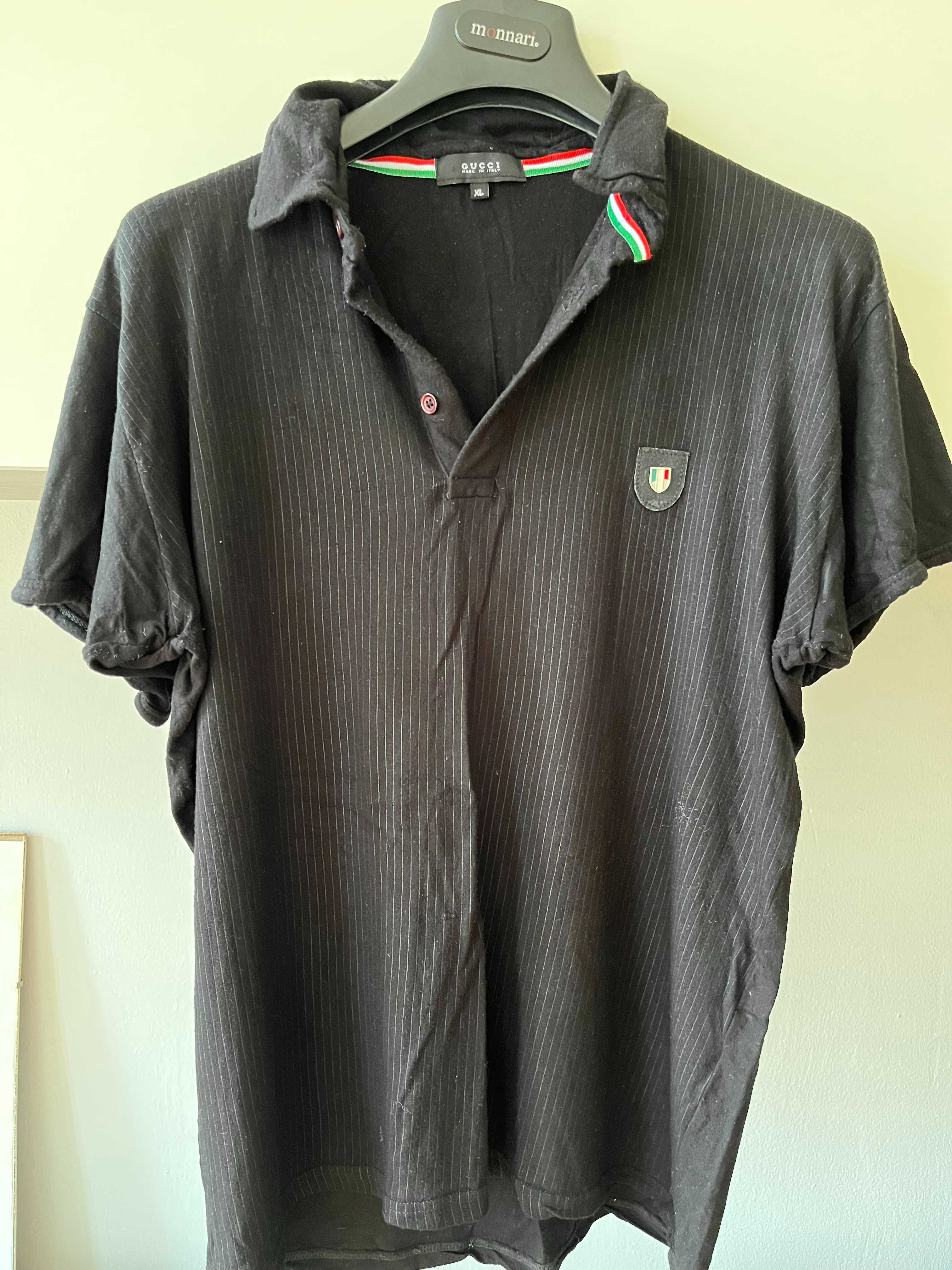 Gucci oryginalne czarne polo