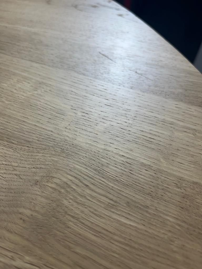 Stół dębowy okrągły prawdziwe drewno Mobitec