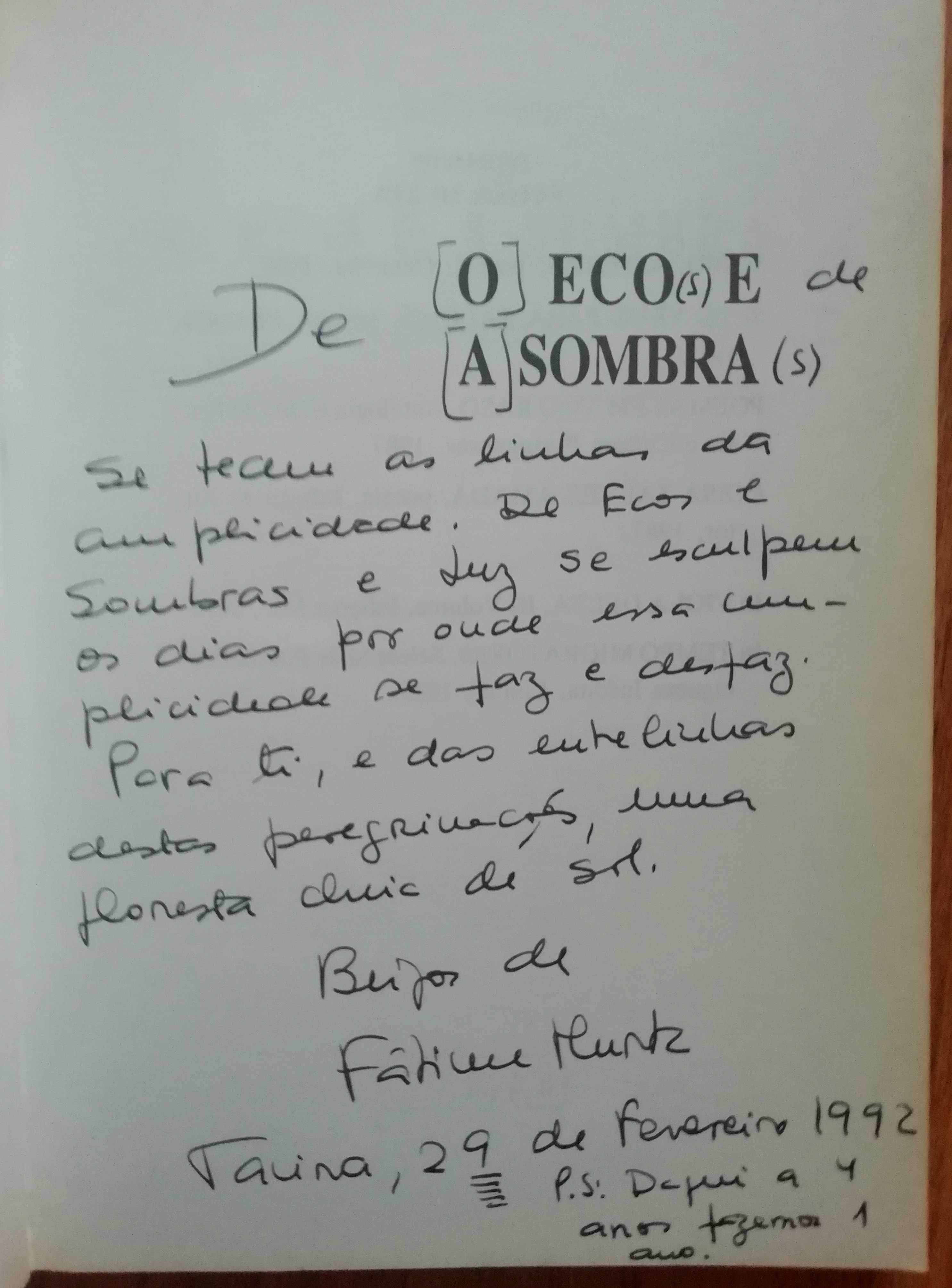 O Eco e a Sombra - Fátima Murta