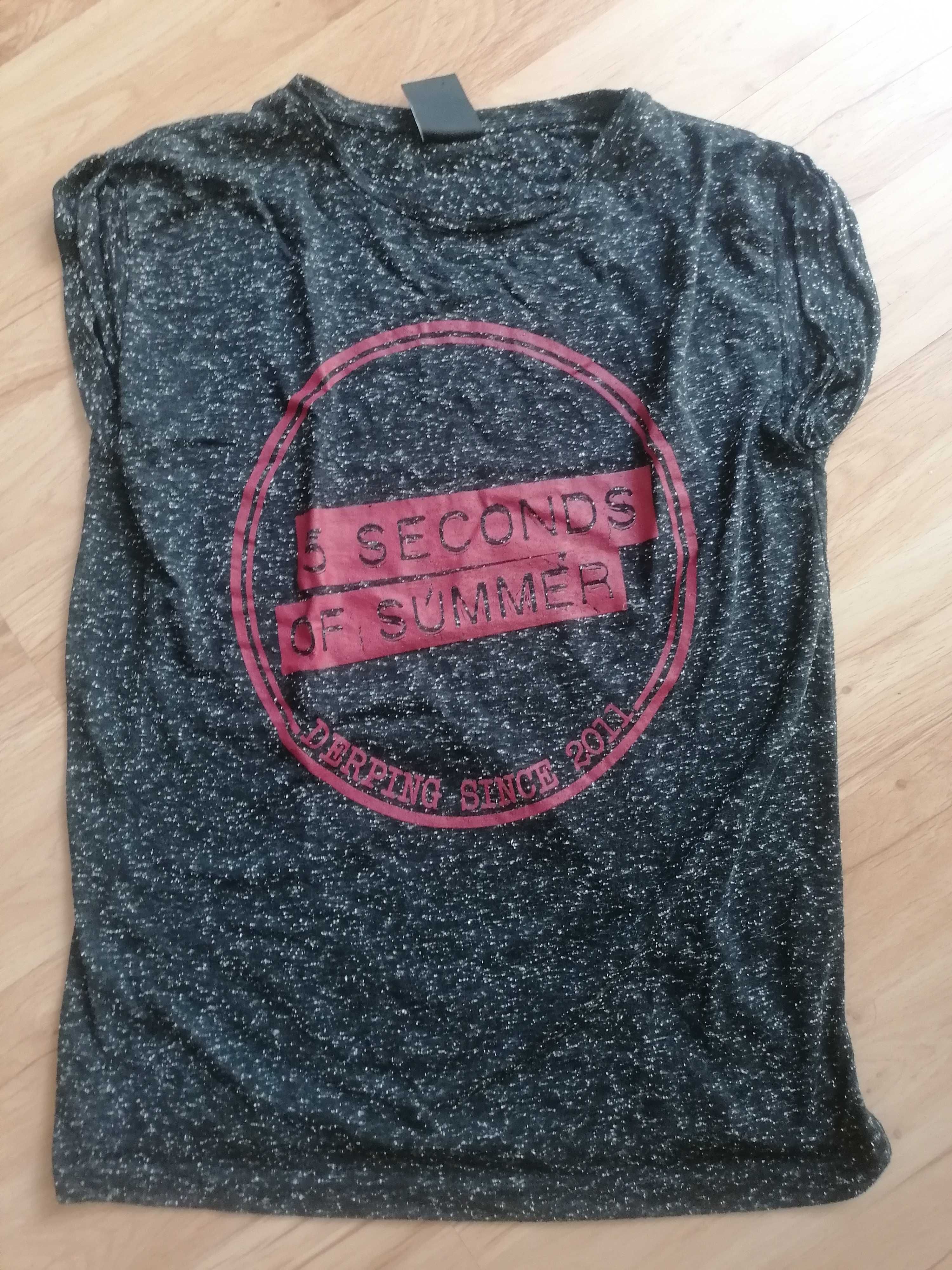 koszulka t-shirt 5 seconds of summer 5sos rozmiar L 40 bezrękawnik