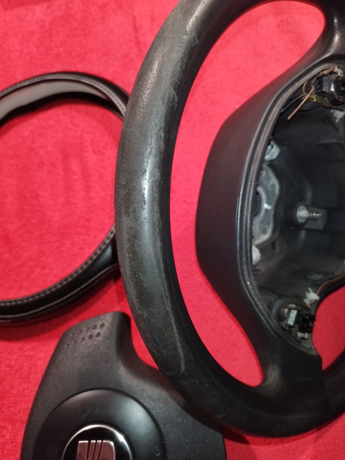 Conjunto ( Volante+ Airbag + capa de volante) para SEAT Ibiza 6l/6j
