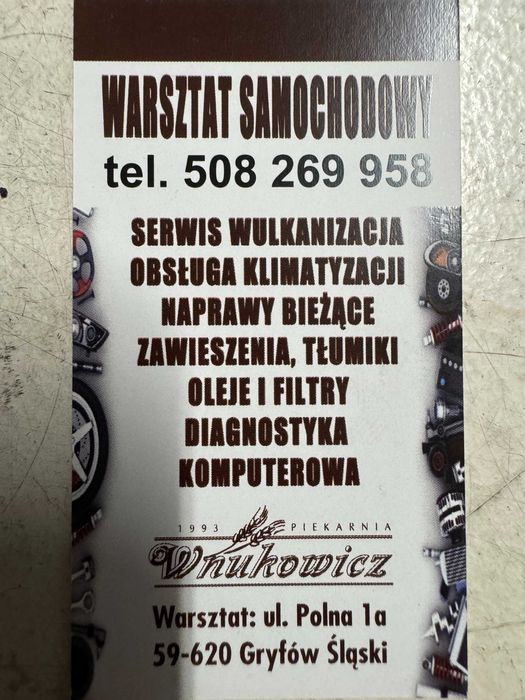 Mobilny warsztat Auto naprawa z dojazdem do klienta