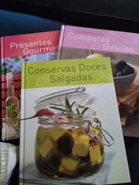 Livros de compotas, conservas e presentes gourmet