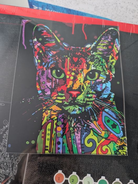 Dwa obrazy do samodzielnego malowania według numerów podobrazie nowe