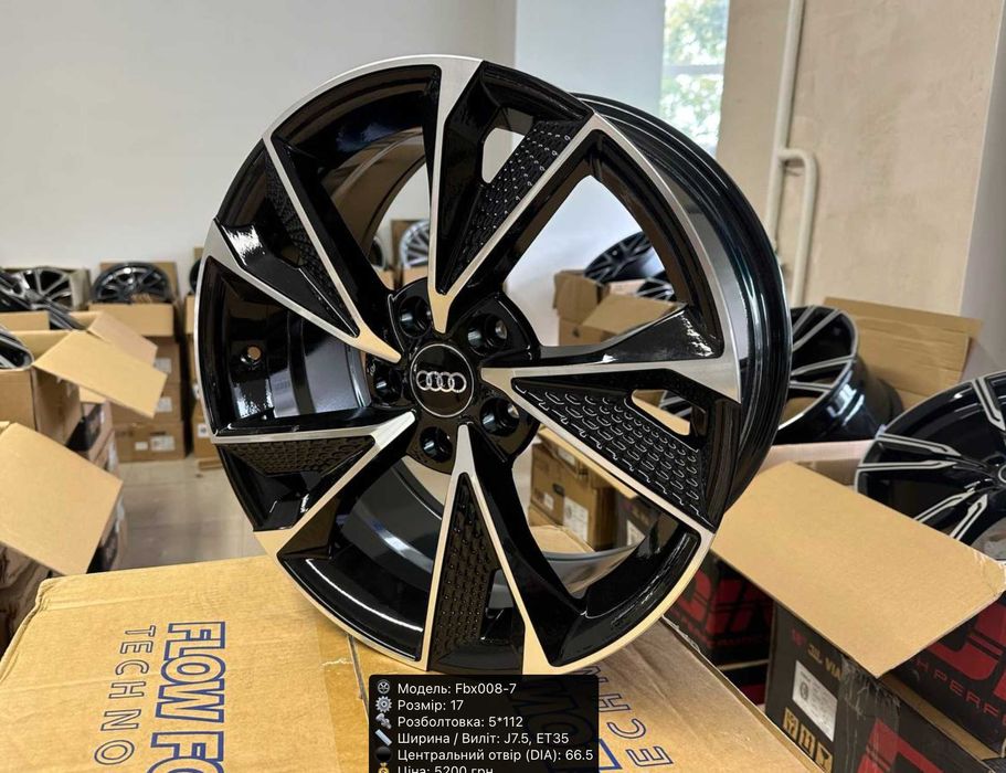 Нові диски R17 5*112 / Найкраща ціна / Ковпачки на вибір / Шоурум