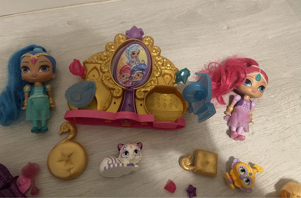 Shimmer i Shine 2 pałace lalki figurki