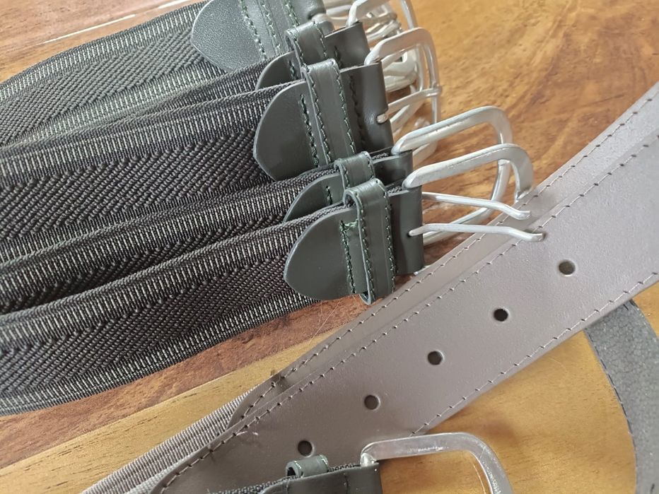 Paski męskie dwa kolory