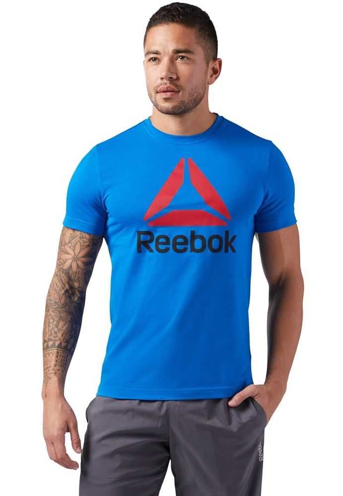 Оригинальная мужская футболка Reebok QQR- Reebok Stacked (CW5369)