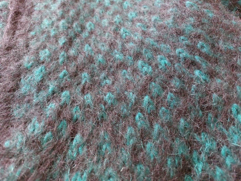 Sweter wełna moher Oversize