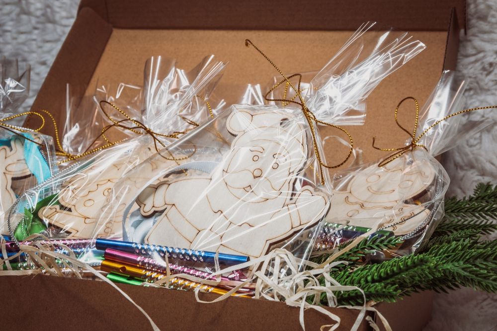 Zestaw diy dla dzieci mikołajki prezent paczki