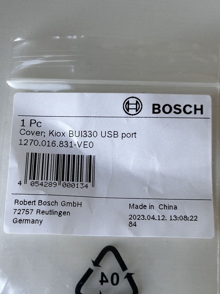 zaślepka gniazda USB Bosch KIOX zatyczka klapka