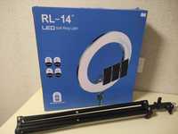 Кільцева LED лампа RL-14 (Діаметр - 36см.) 36 Вт. з пультом + штатив