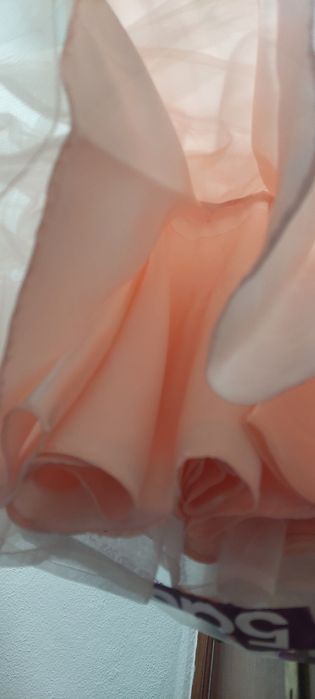 Vestido Rosa/Coral de Cerimónias/Eventos