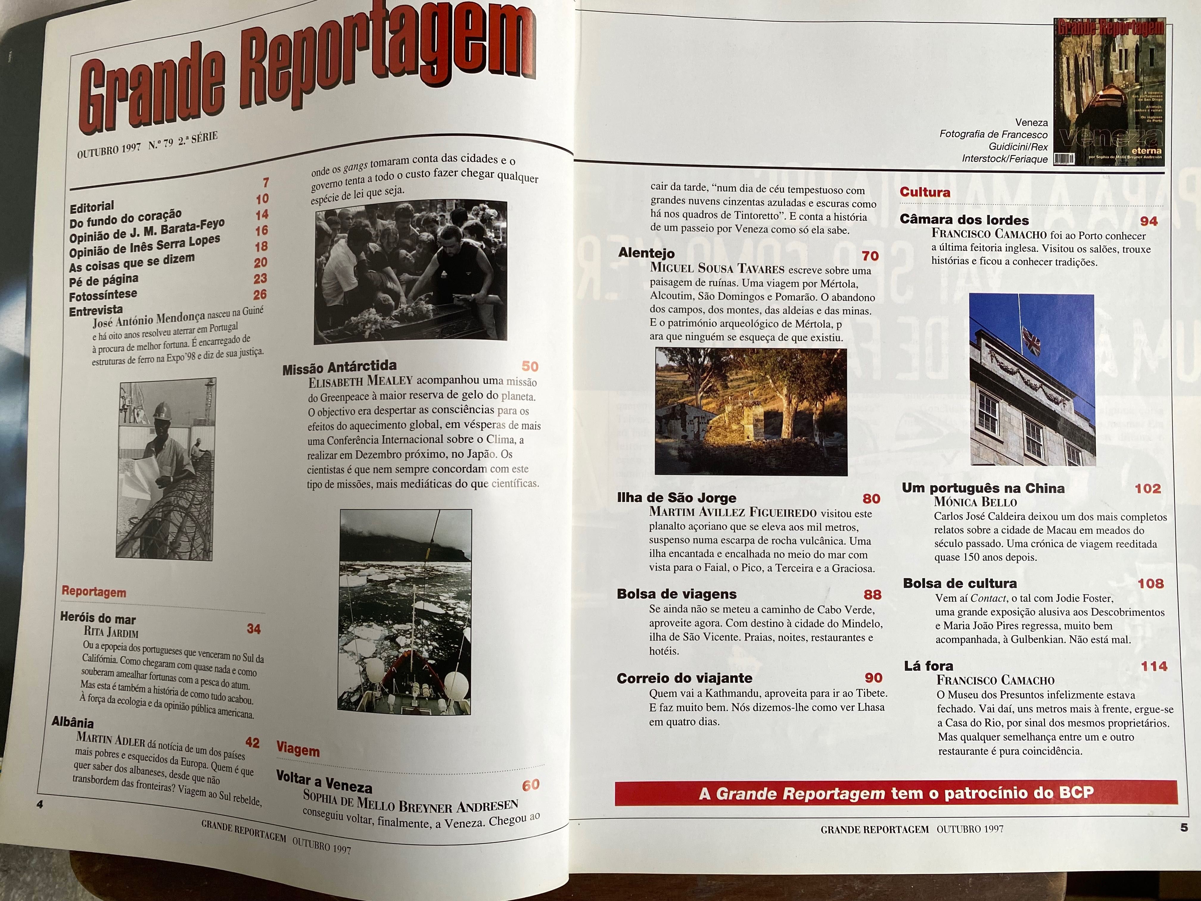 Lote 5 Revistas “Grande Reportagem”