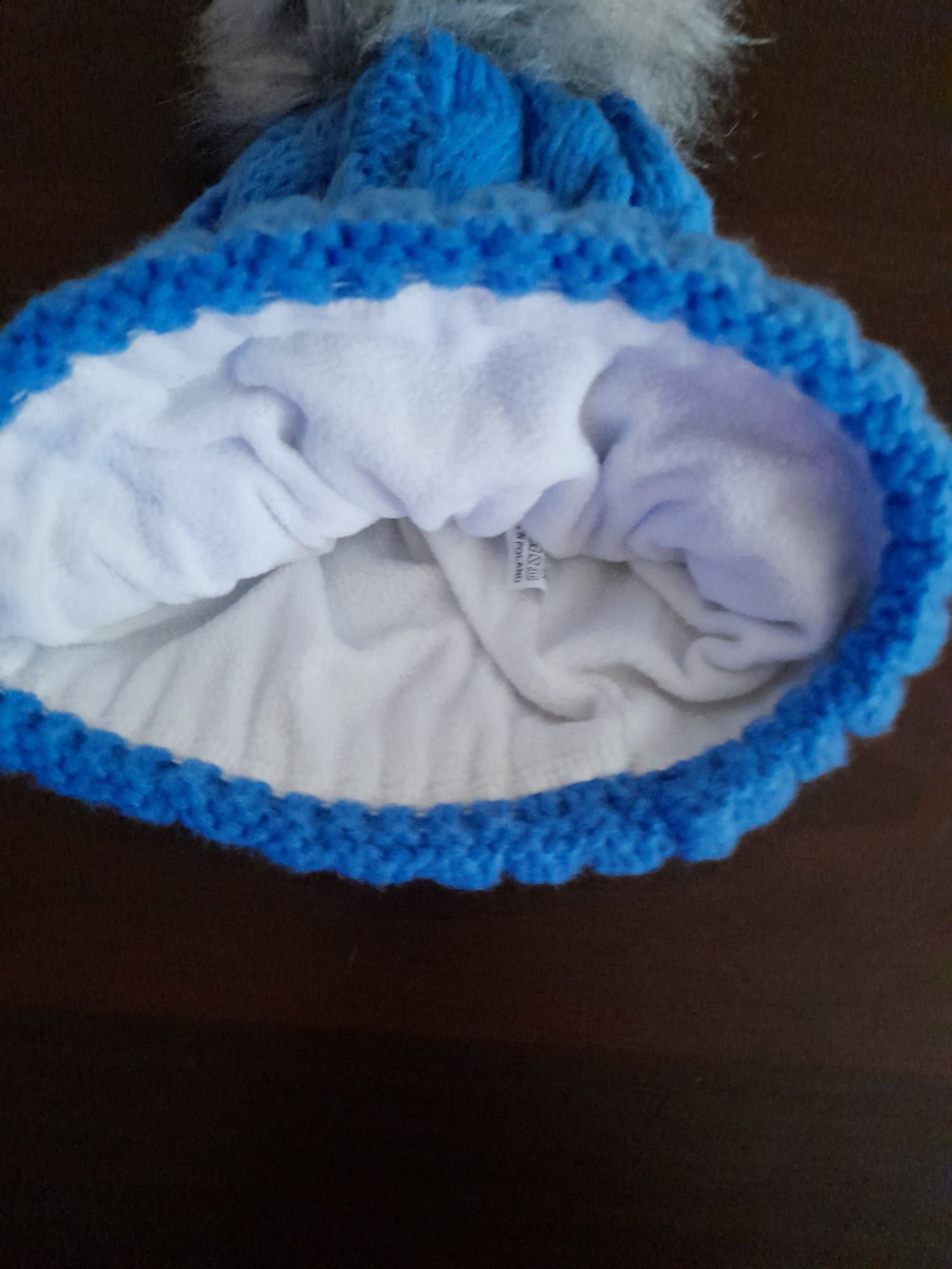 NOWA czapka na zimę z POMPONEM