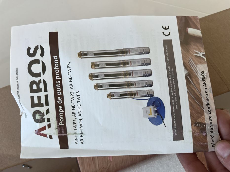 Pompa  glebinowa do wody 2,2kW , 9000tys L/h