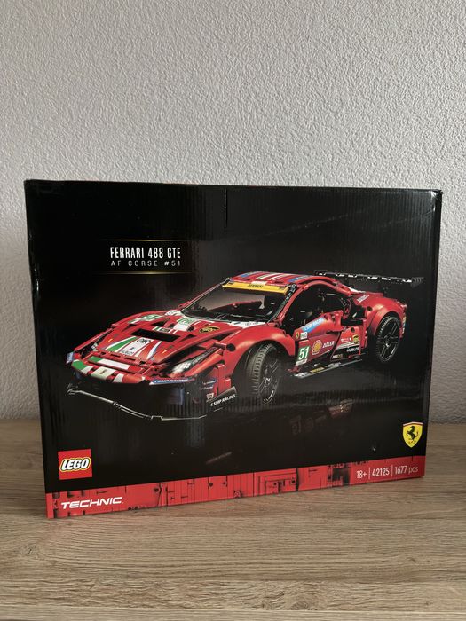 LEGO Technic Ferrari 488 GTE 42125 nowy zestaw kolekcjonerski